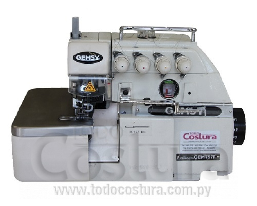 OVERLOCK INDUSTRIAL (NORMAL) 4 HILOS GEMSY-GEM747F