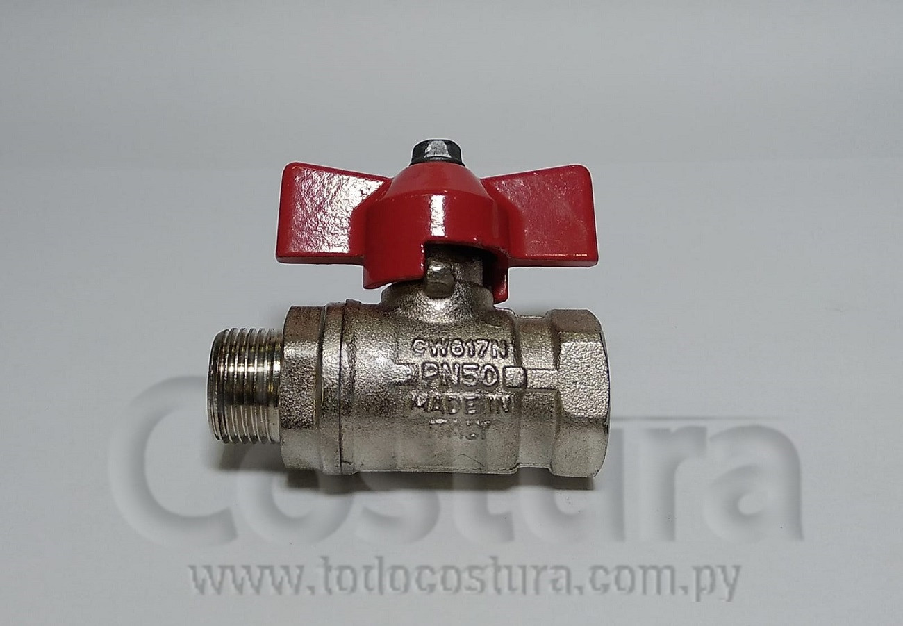 GRIFO ESFERA VALVULA CON REVESTIMIENTO EN TEFLON STIROLUX