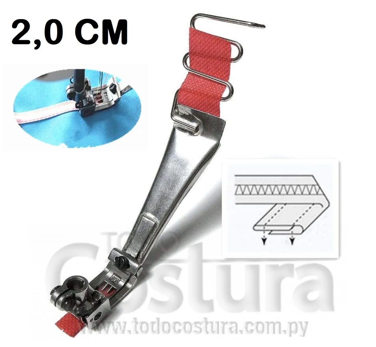 DOBLADILLADOR (CINTA ADIDAS - 2,0) P/ COLLARETA IND.