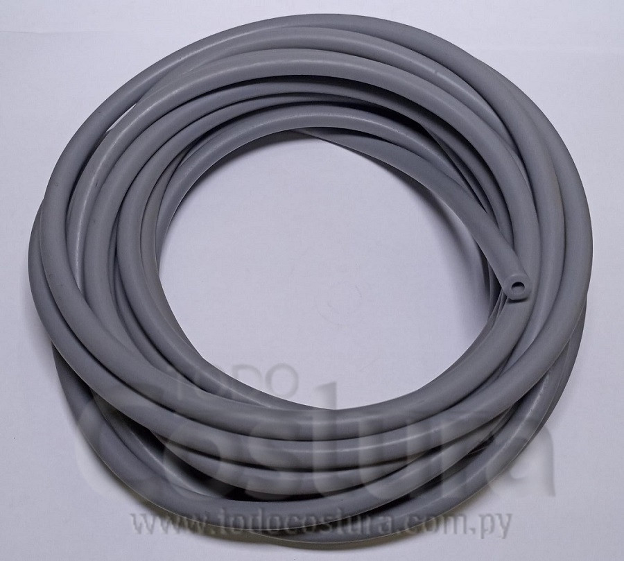 MANGUERA SILICONA 7 X 3 MM GRIS  P/ PLANCHA BLANCAPRESS PROF-PCV