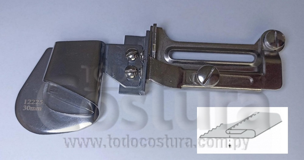 DOBLADILLADOR P/ CAMISA (3CM) RECTA INDUSTRIAL