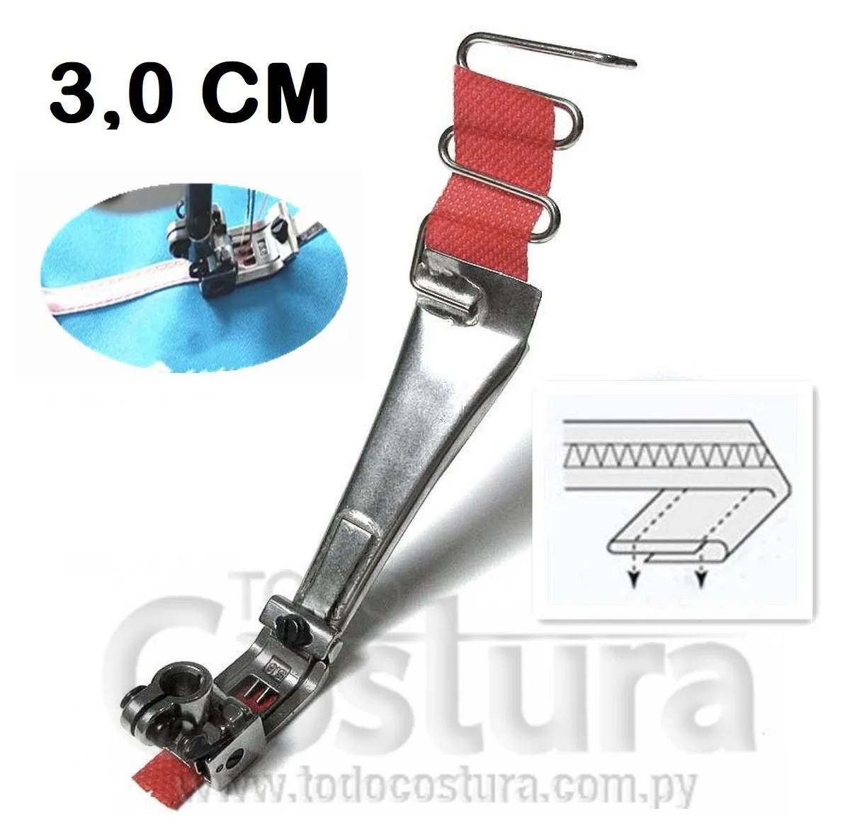 DOBLADILLADOR (CINTA ADIDAS - 3,0) P/ COLLARETA IND.