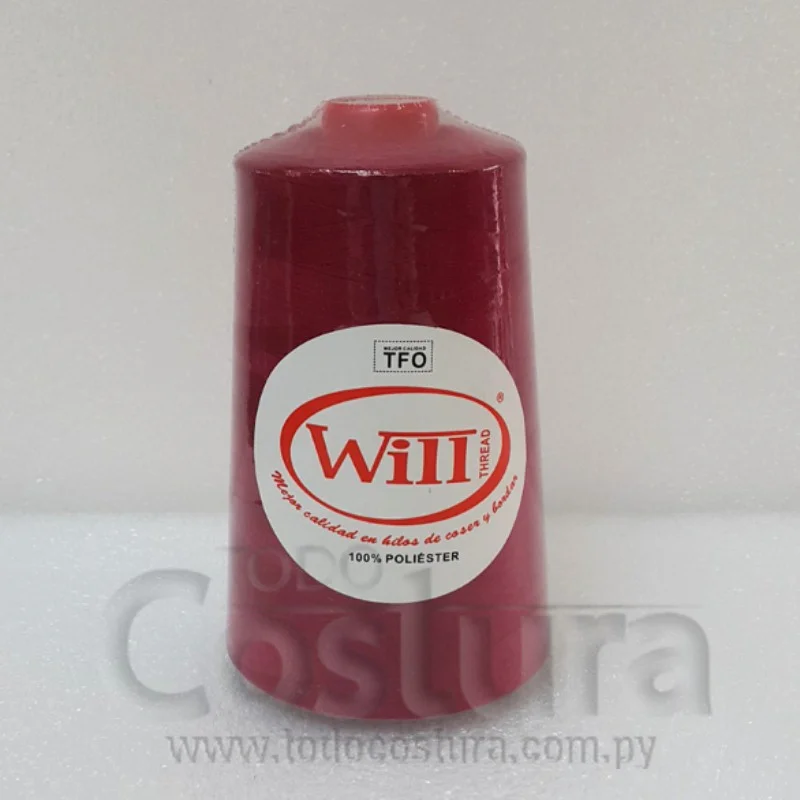 HILO DE COSER WILL (117 - CARMIN - 5000Y) 40/2 -TFO