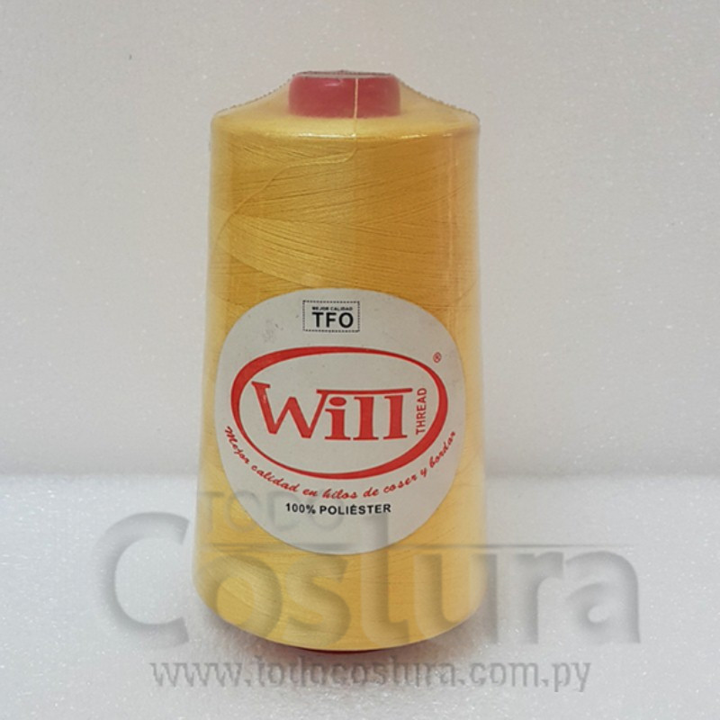 HILO DE COSER WILL (130 - AMARILLO - 5000Y) 40/2 -TFO