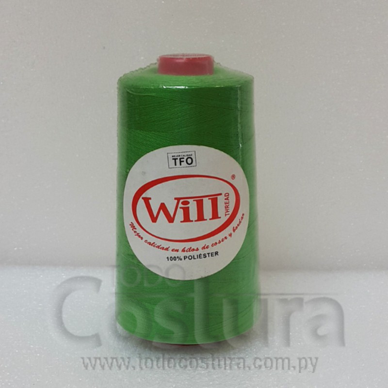 HILO DE COSER WILL (204 - VERDE - 5000Y) 40/2 -TFO