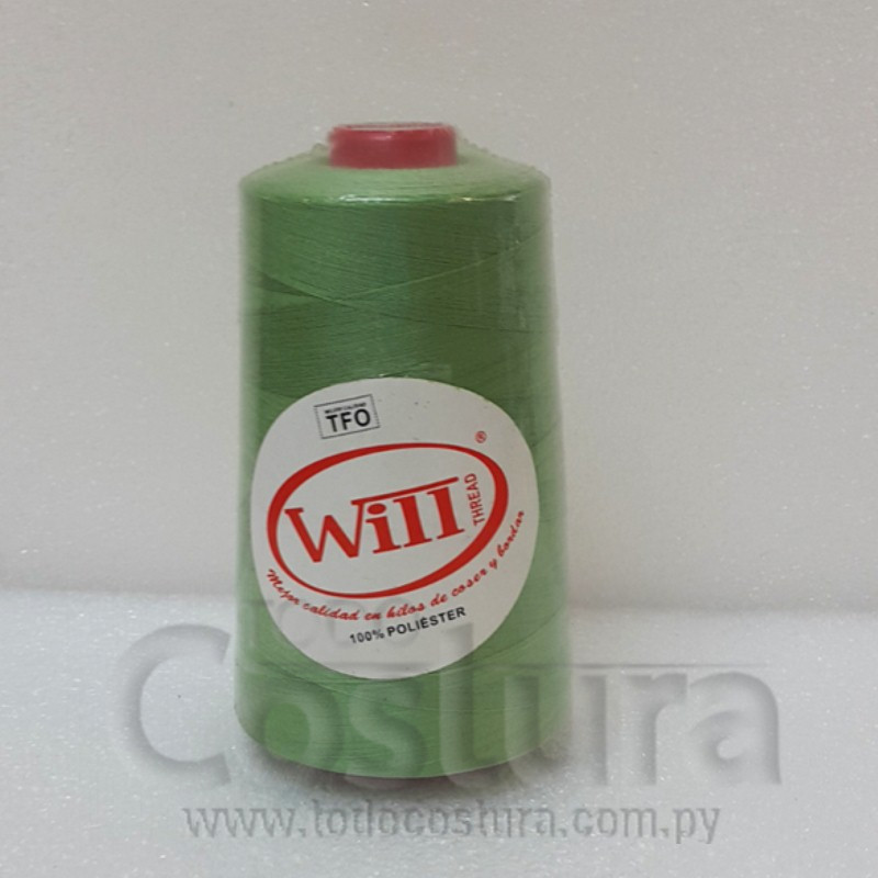 HILO DE COSER WILL (206 - VERDE - 5000Y) 40/2 -TFO