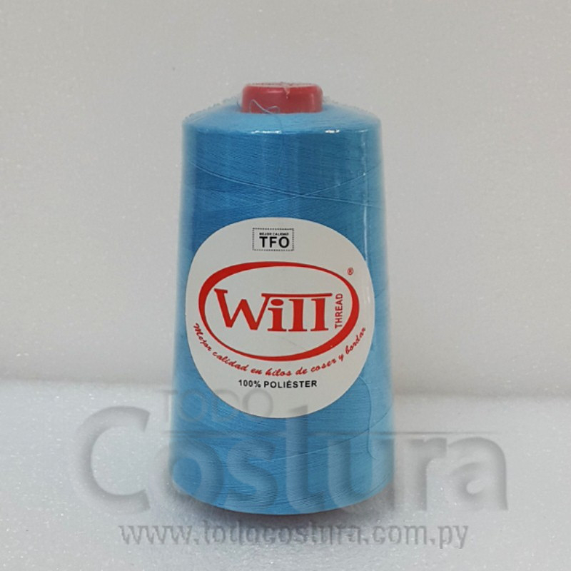 HILO DE COSER WILL (254 - CELESTE - 5000Y) 40/2 -TFO