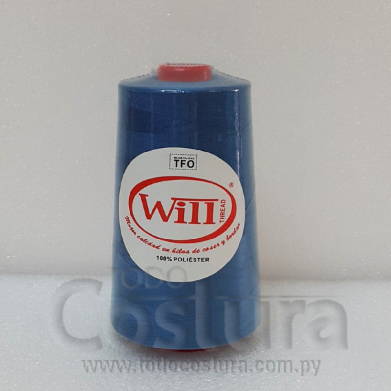 HILO DE COSER WILL (268 - CELESTE OSCURO - 5000Y) 40/2 -TFO