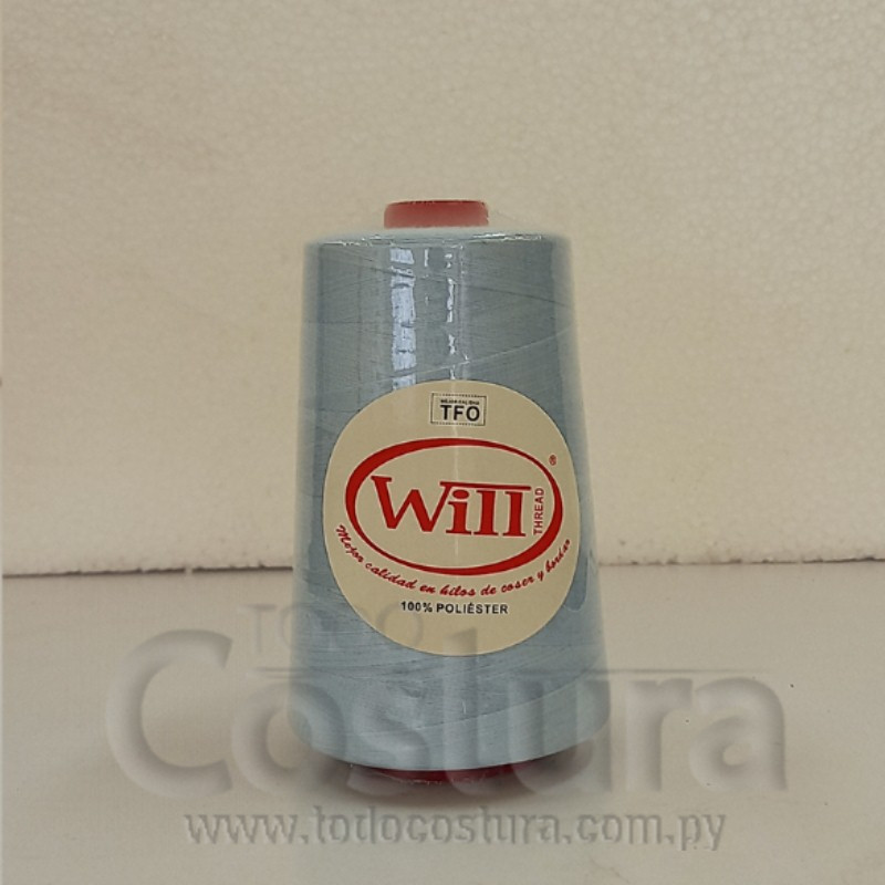HILO DE COSER WILL (276 - CELESTE - 5000Y) 40/2 -TFO