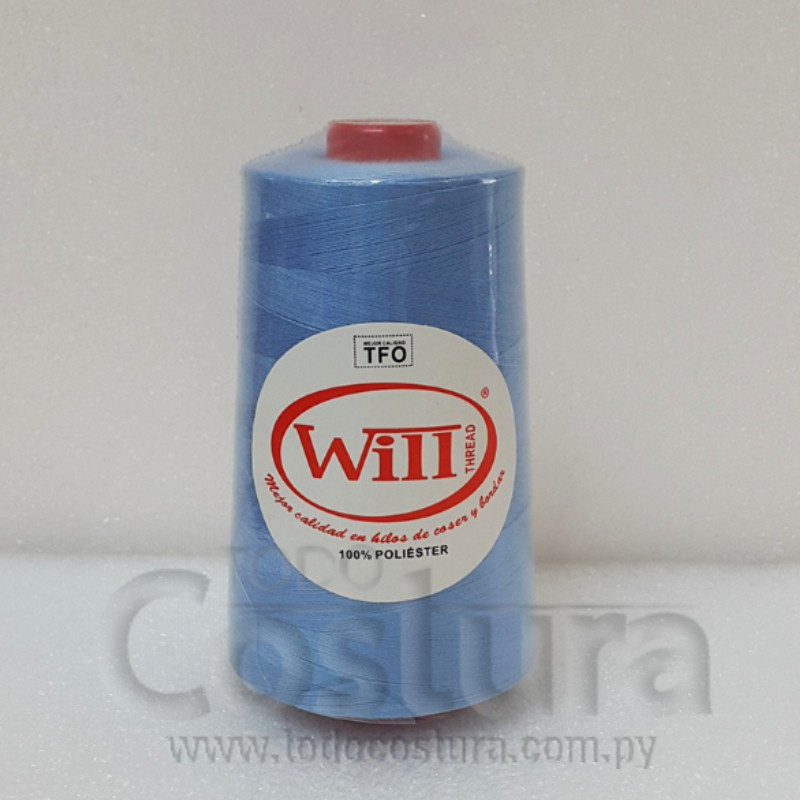 HILO DE COSER WILL (279 - CELESTE - 5000Y) 40/2 -TFO