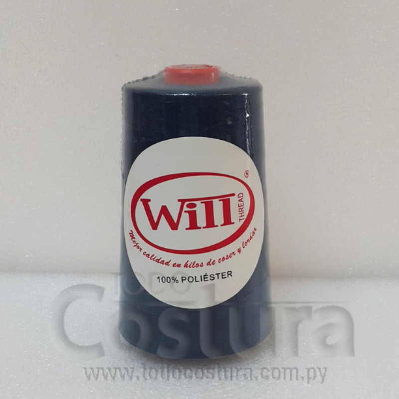 HILO DE COSER WILL (300 - AZUL GRISACEO - 5000Y) 40/2 -TFO