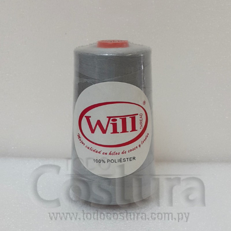 HILO DE COSER WILL (366 - GRIS CLARO - 5000Y) 40/2 -TFO