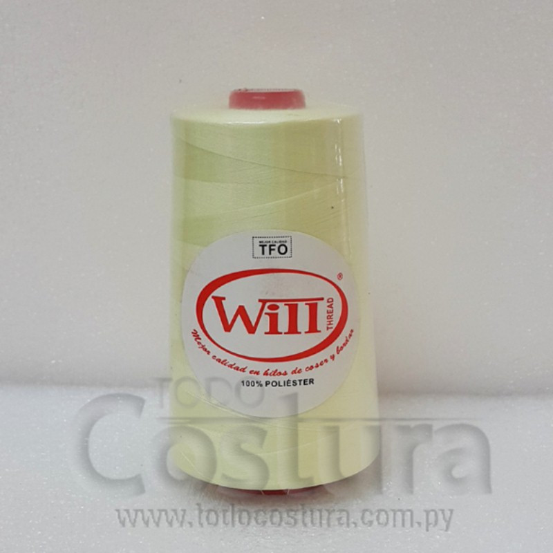 HILO DE COSER WILL (376 - AMARILLO CLARO - 5000Y) 40/2 -TFO