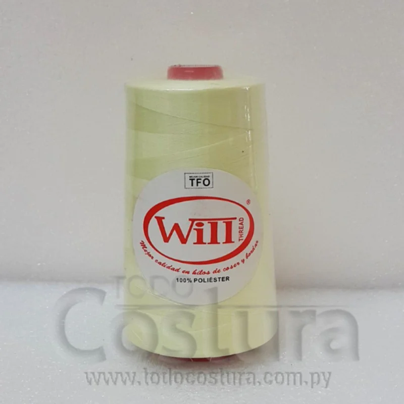 HILO DE COSER WILL (376 - AMARILLO CLARO - 5000Y) 40/2 -TFO