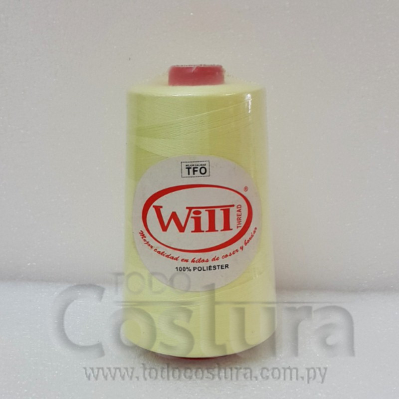 HILO DE COSER WILL (377 - AMARILLO CLARO - 5000Y) 40/2 -TFO