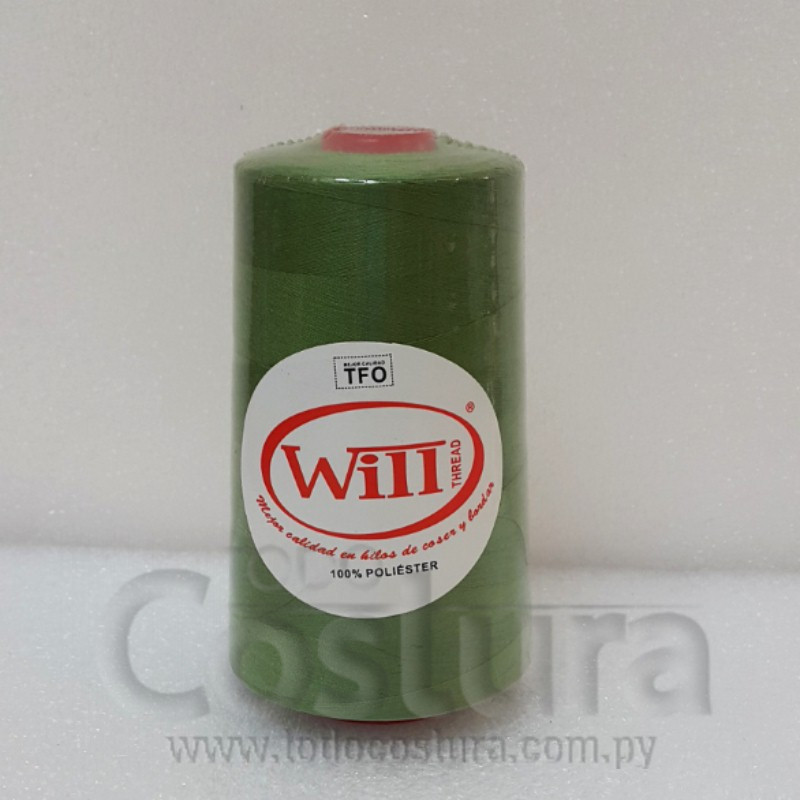 HILO DE COSER WILL (388 - VERDE HIERBA - 5000Y) 40/2 -TFO