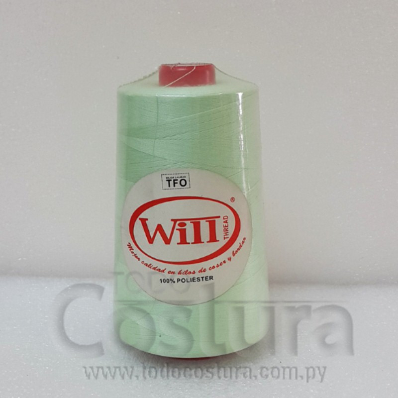 HILO DE COSER WILL (401- VERDE AGUA - 5000Y) 40/2 -TFO