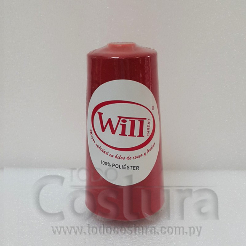 HILO DE COSER WILL (114 - ROJO - 2500Y) 40/2 -TFO