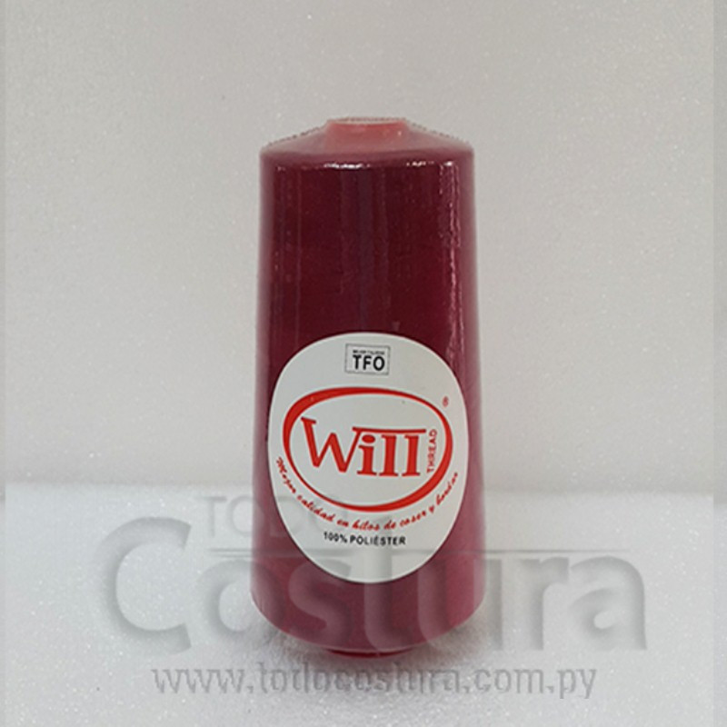 HILO DE COSER WILL (119 - CARMIN - 2500Y) 40/2 -TFO