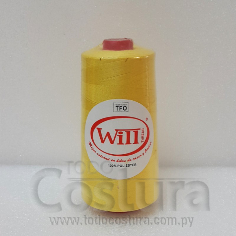 HILO DE COSER WILL (134 - AMARILLO - 2500Y) 40/2 -TFO