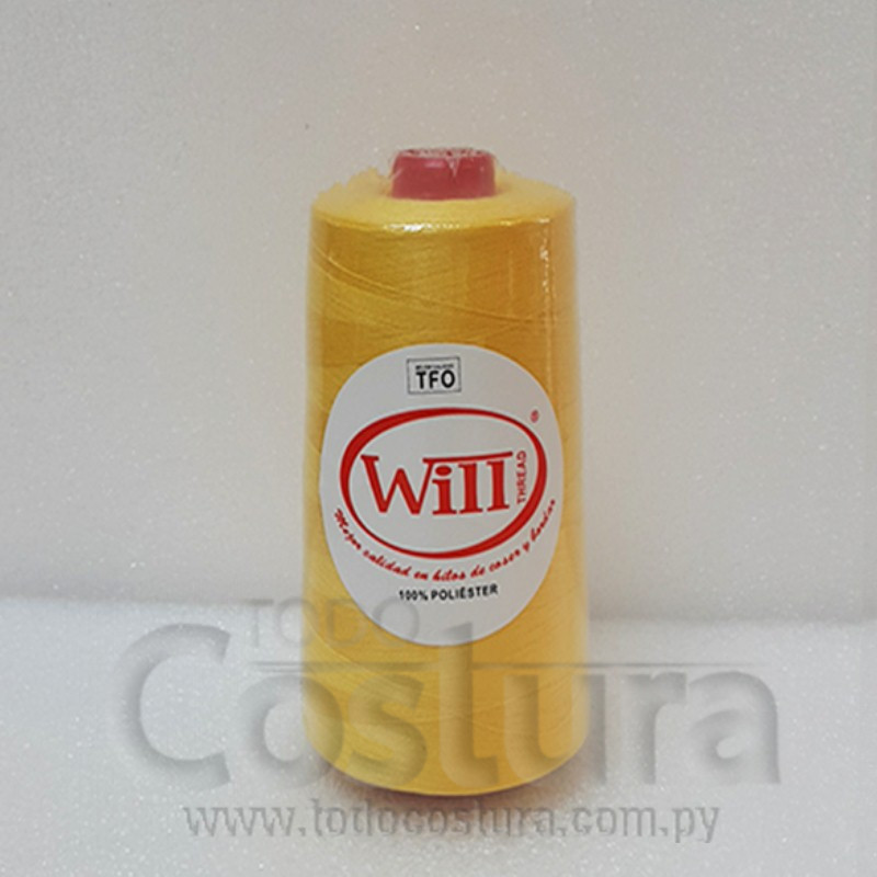 HILO DE COSER WILL (135 - AMARILLO - 2500Y) 40/2 -TFO