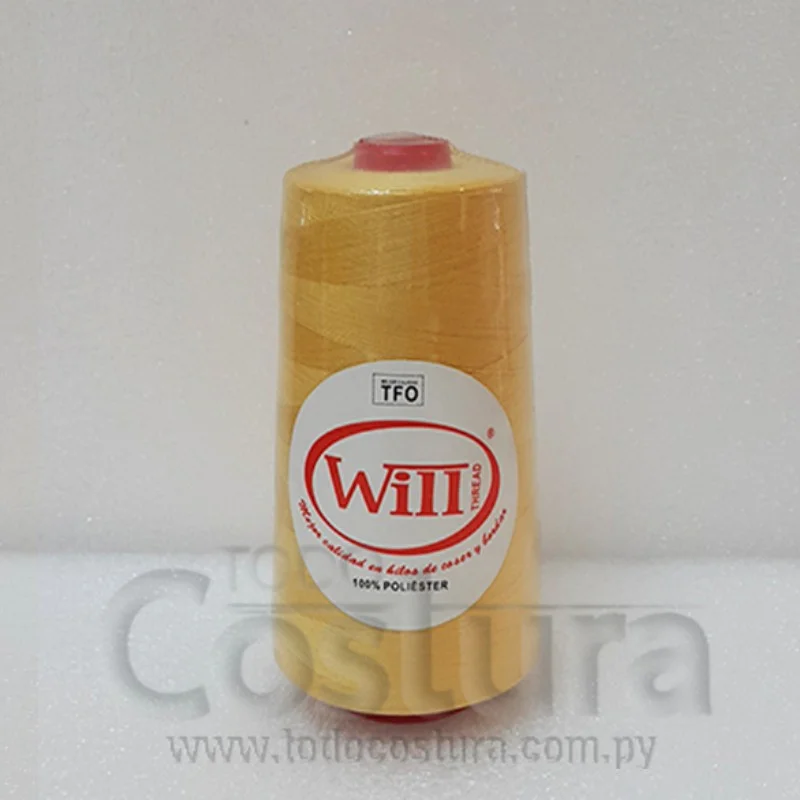 HILO DE COSER WILL (138 - AMARILLO - 2500Y) 40/2 -TFO