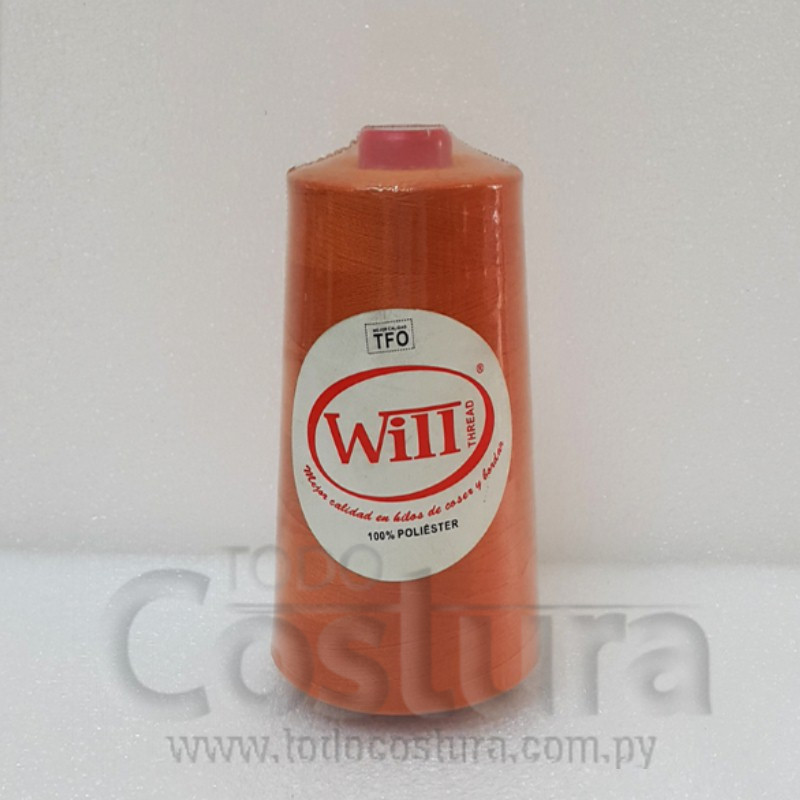 HILO DE COSER WILL (147 - NARANJA - 2500Y) 40/2 -TFO