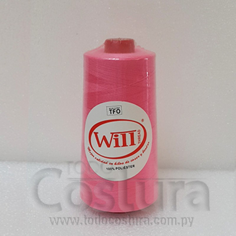 HILO DE COSER WILL (160 - ROSADO - 2500Y) 40/2 -TFO