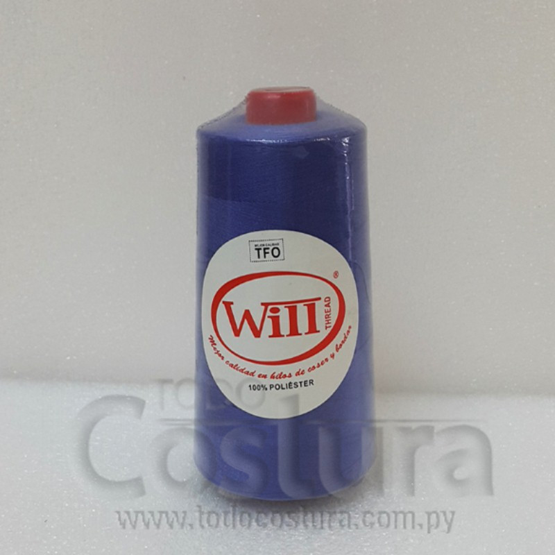HILO DE COSER WILL (187 - CERULEO - 2500Y) 40/2 -TFO