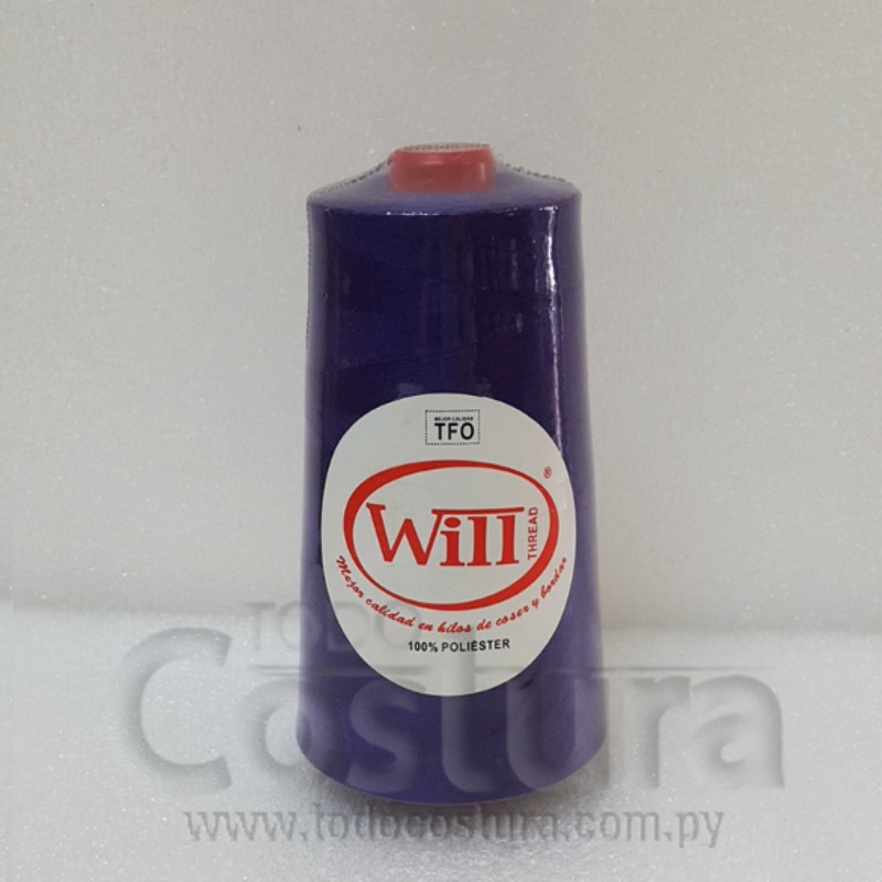 HILO DE COSER WILL (198 - LILA OSCURO - 2500Y) 40/2 -TFO