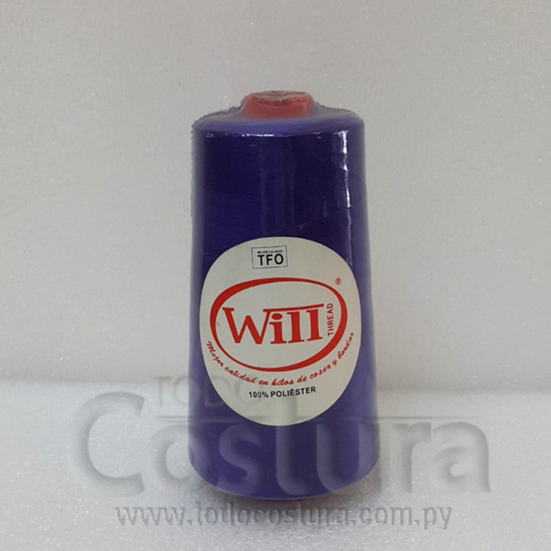 HILO DE COSER WILL (200 - LILA OSCURO - 2500Y) 40/2 -TFO