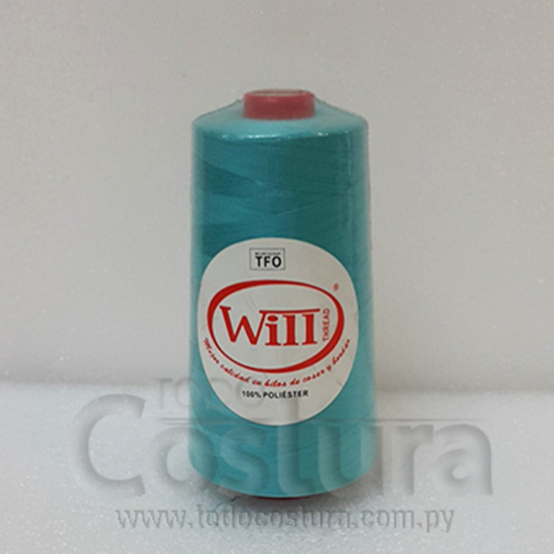HILO DE COSER WILL (233 - TURQUESA - 2500Y) 40/2 -TFO