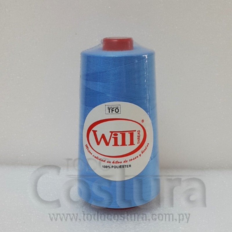 HILO DE COSER WILL (255 - CELESTE - 2500Y) 40/2 -TFO