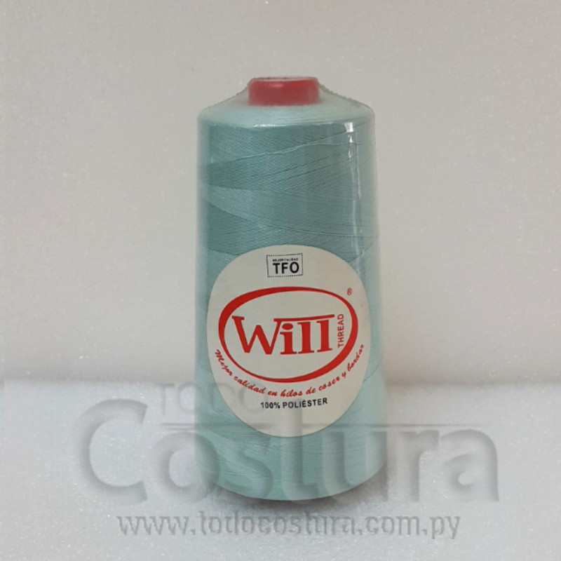 HILO DE COSER WILL (305 - VERDE AGUA - 2500Y) 40/2 -TFO