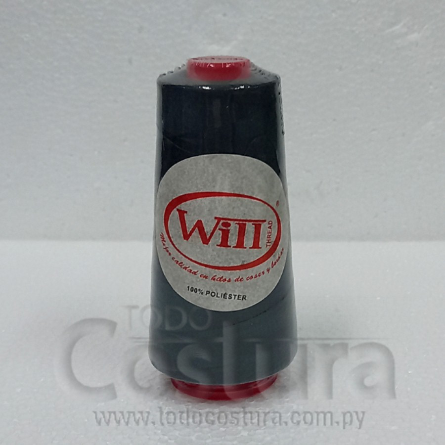 HILO DE COSER WILL (345 - GRIS OSCURO - 2500Y) 40/2 -TFO