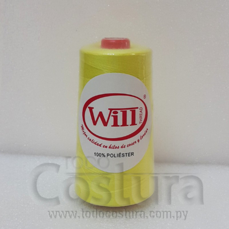HILO DE COSER WILL (380 - AMARILLO - 2500Y) 40/2 -TFO