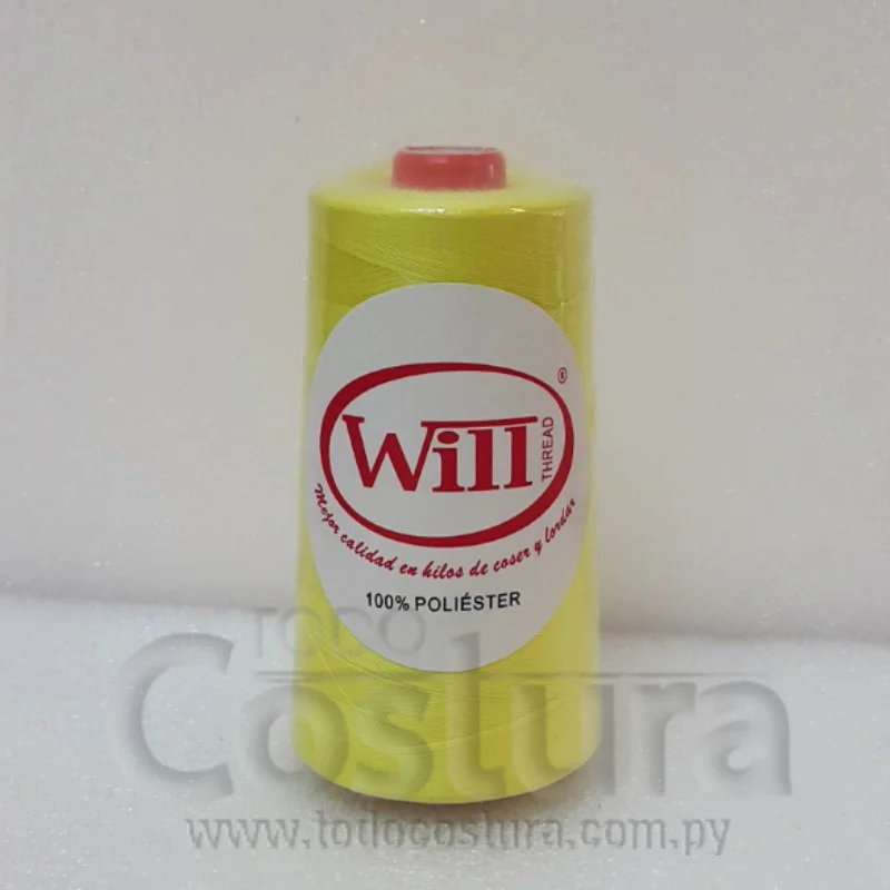 HILO DE COSER WILL (380 - AMARILLO - 2500Y) 40/2 -TFO