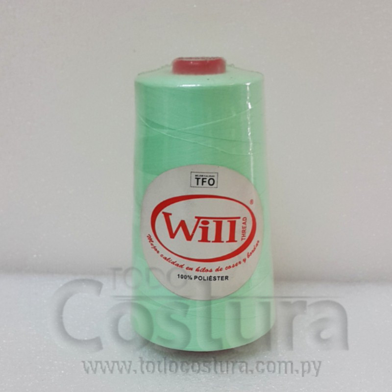 HILO DE COSER WILL (405- VERDE AGUA - 2500Y) 40/2 -TFO