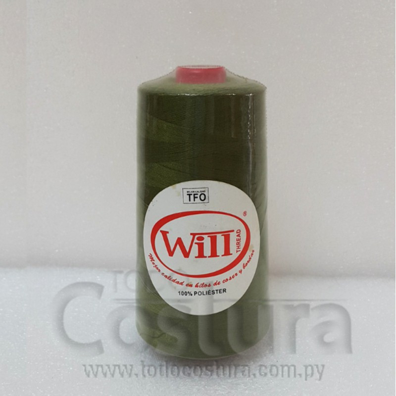 HILO DE COSER WILL (418 - VERDE MUSGO - 2500Y) 40/2 -TFO