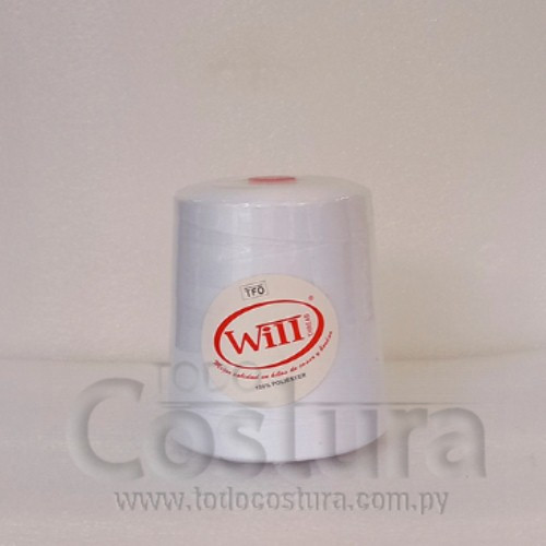 HILO DE COSER WILL P/ JEANS (301 - BLANCO - 5000Y) 20/3