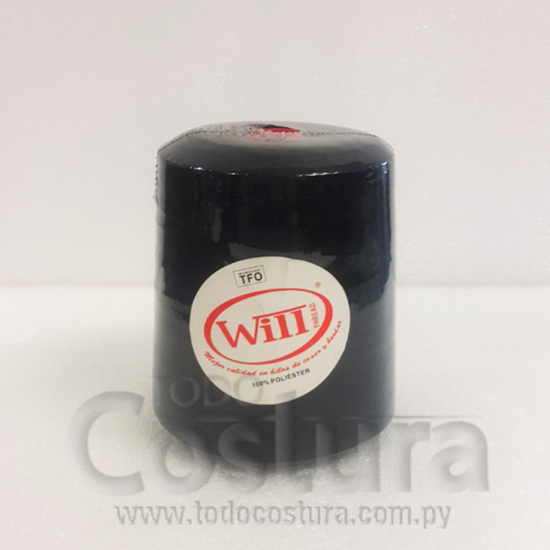 HILO DE COSER WILL P/ JEANS (325 - NEGRO - 5000Y) 20/3