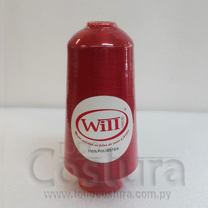 HILO TEXTURIZADO WILL (114 - ROJO - 200G) 165DTEX