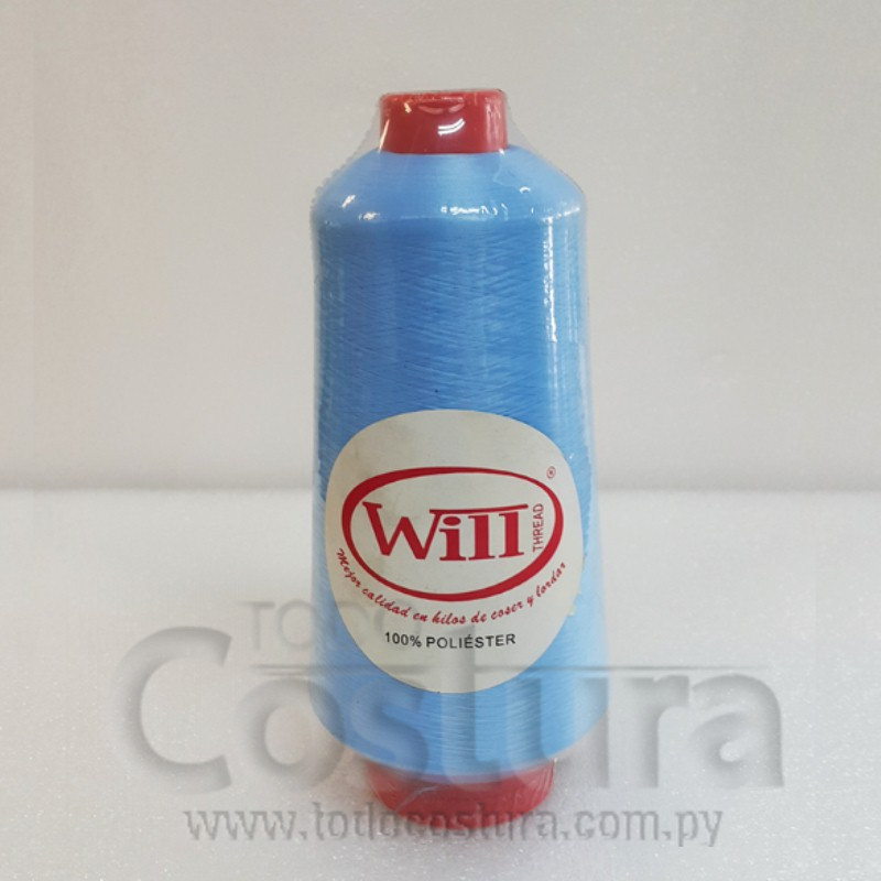HILO TEXTURIZADO WILL (255 - CELESTE - 200G) 165DTEX