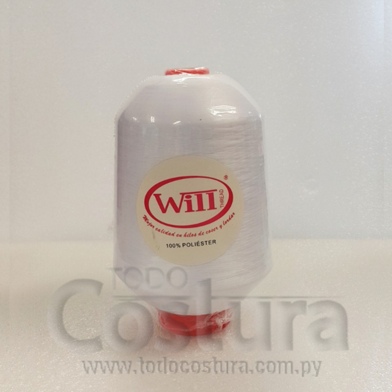 HILO TEXTURIZADO WILL (301 - BLANCO - 500G) 165DTEX