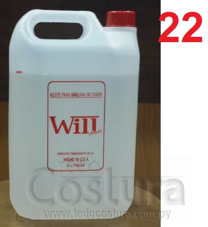 ACEITE WILL VISCOSIDAD 22 (5 LITRO)