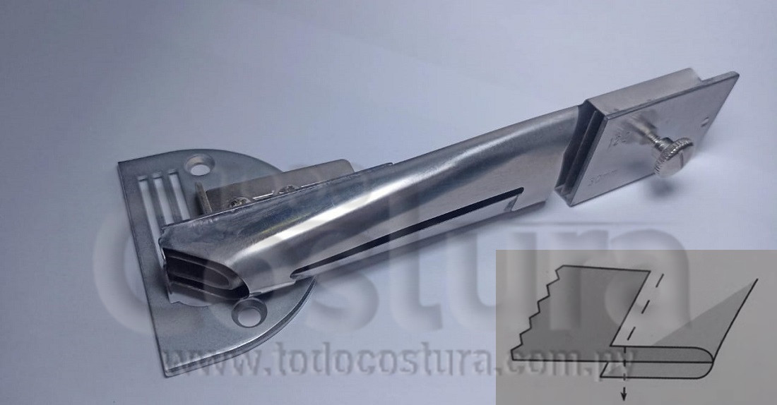 KIT DE DOBLADILLOR P/ ELASTICO (30MM) RECTA INDUSTRIAL