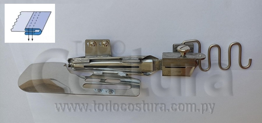 DOBLADILLADOR CON ELASTICO (2,5 - DD) COLLARETA CERRADA