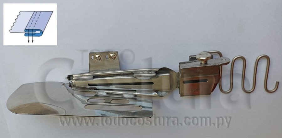 DOBLADILLADOR CON ELASTICO (3,0 - DD) COLLARETA CERRADA