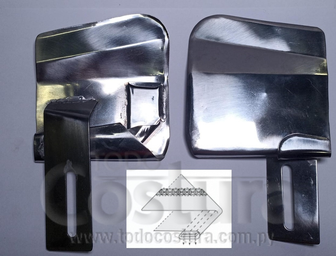 DOBLADILLADOR (INSERTAR ELASTICO (2,5CM) Y DOBLAR) COLLARETA CERRADA