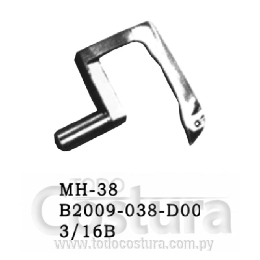 GARFIO (3/16 B) JUKI CADENETA DOBLE AGUJA MH-38